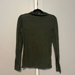 H&M Olive Long Sleeve Shirt